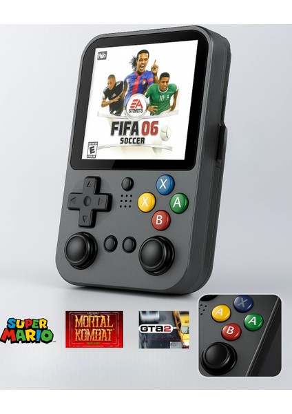 Taşınabilir Nostalji Oyun Konsolu 3.5'' Hd Ekran Psp/ps1/gba/nes 10.000 Oyunlu El Atarisi