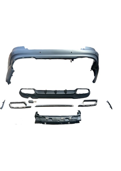Mercedes W212 E63 Amg Arka Tampon ve Difüzör Seti modelleri