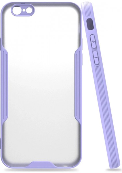 iPhone 6 Kılıf Platin Silikon - Lila