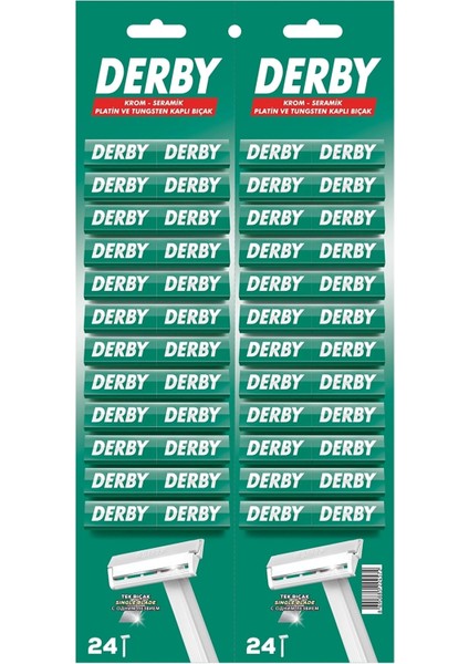 Buğz Derby Tek Bıçak Kartela 48'li