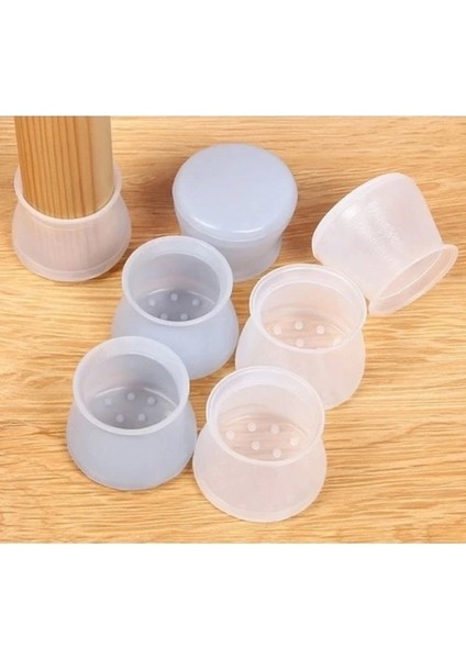 Buğz Masa ve Sandalye Ayak Koruyucu Silikon 12 Adet modelleri