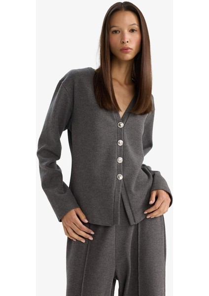 Regular Fit V Yaka Hırka G6331AX25WN