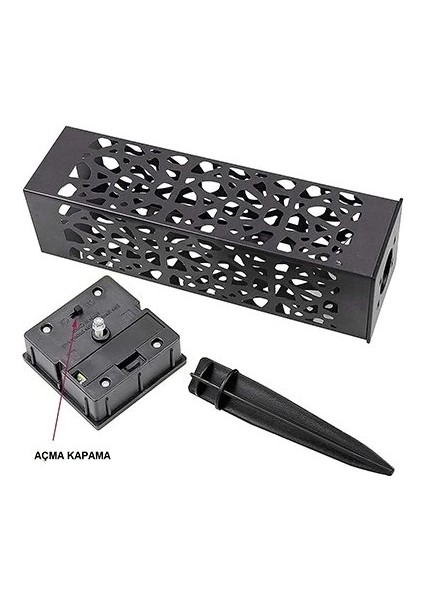 Buğz Dekoratif Solar Güneş Enerjili Bahçe Aydınlatması Yürüyüş Yolu Seti ( 8 Adet ) modelleri