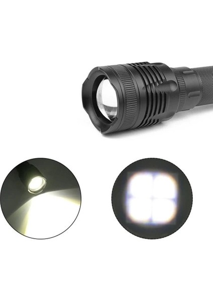 Buğz Alüminyum Şarjlı Zoom'lu El Feneri F6055 indirimleri