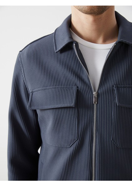 Yeni Sezon Slim Fit Gömlek Yaka Erkek Mont modelleri