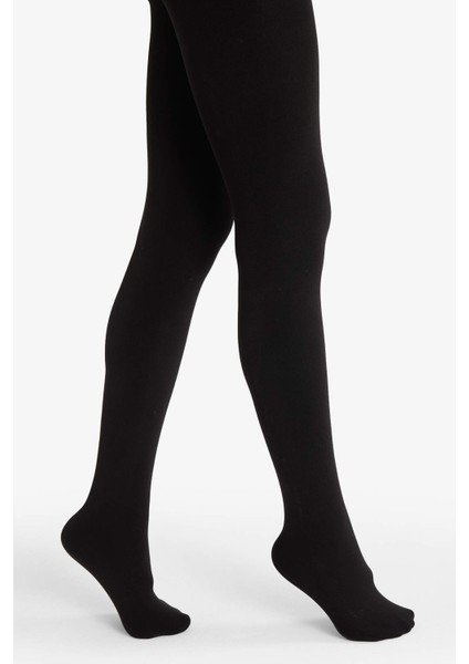 Kadın Kahve Termal Külotlu Çorap