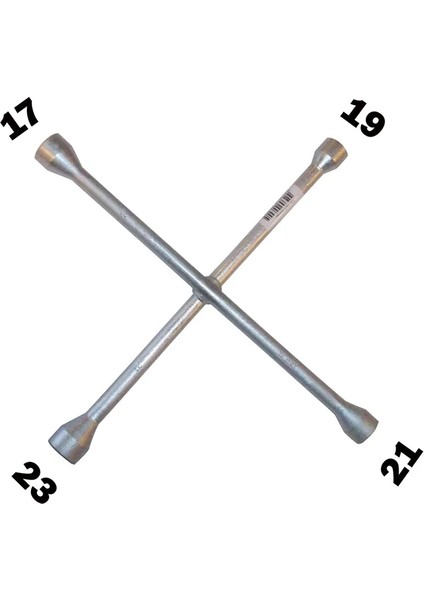 Buğz 439LÜ Artı Bijon Anahtarı - Tek Anahtar Ile 4 Farklı Jant Somunu Sökün