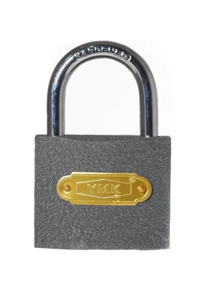 Buğz Eko Gri Döküm Kısa Kancalı Asma Kilit 38MM