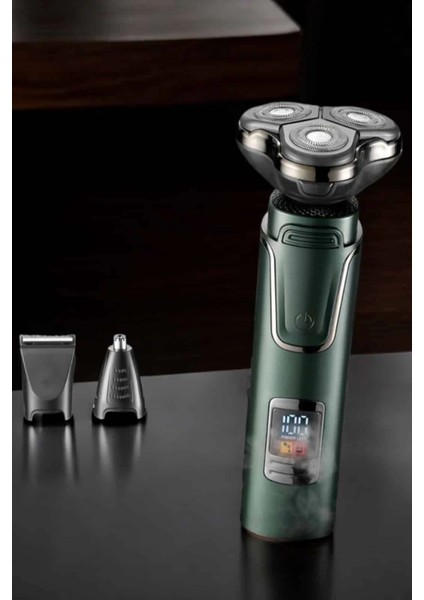 Buğz 3 Başlıklı Profesyonel Saç ve Sakal Bakım Seti Vücut, Burun ve Kulak Tüy Alma modelleri