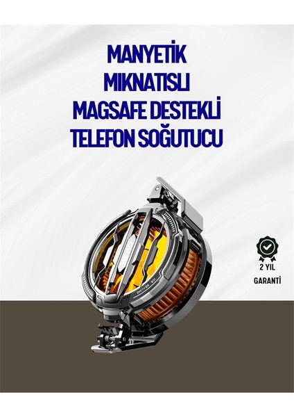 Buğz Mıknatıslı ve Aparatlı Montajlı Soğutucu Fan | Her Cihaza Uyumlu | LED Göstergeli