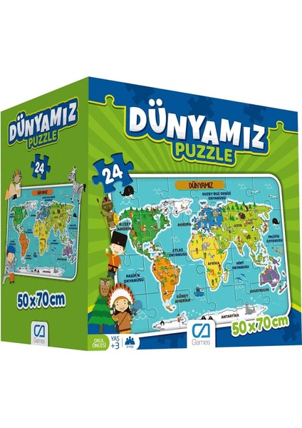 Buğz Dünyamız 24 Parça Yer Puzzle