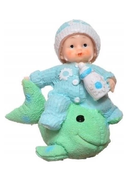 Buğz Decotown Hediyelik Sevimli Mavi Bebek Biblo Polyester Süs Eşyası modelleri