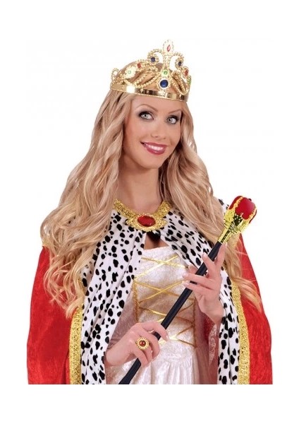 Buğz Altın Prenses Tacı ve Kırmızı Asası