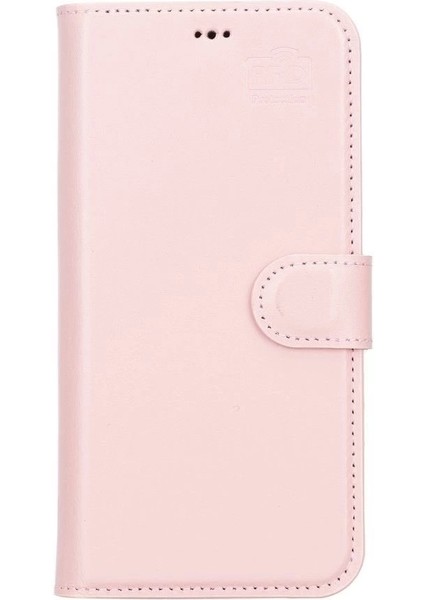 Buğz Apple iPhone 13 Pro Max Uyumlu Deri Cüzdanlı Kılıf Nu2 Pembe fırsatları