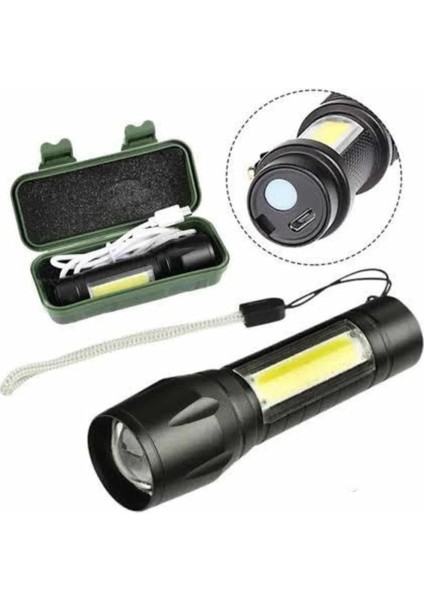 Buğz LED Lamba El Feneri Küçük Taşınabilir USB Şarjlı Acil Durum Lambası fiyatları