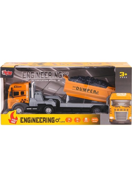 Buğz KLX800-241-42-43-44 Işıklı Müzikli Inşaat Tırı 1:24 -Vardem Oyuncak indirimleri