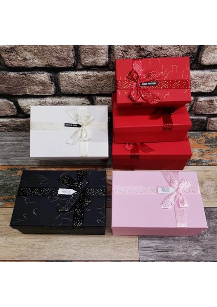 Buğz 3&039LÜ Dikdörtgen Hediye Kutusu