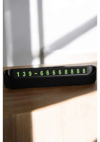 Buğz Araç Içi Numaratör Numaralık Torpido Üstü Açılır Kapanır Telefon Numarası Bırakma