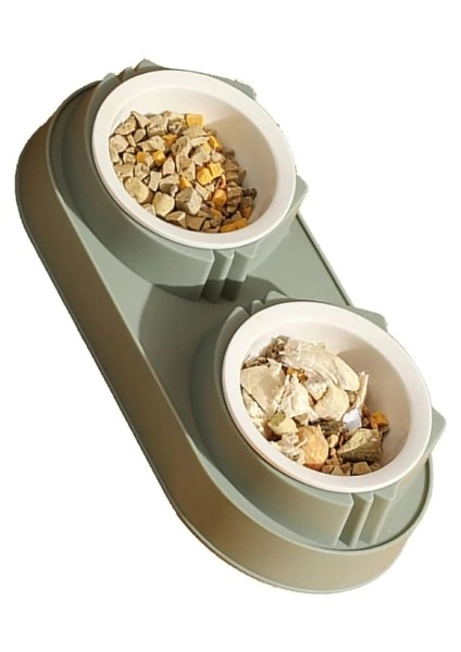 Buğz Mikopet Çift Bölmeli Mama ve Su Kabı modelleri