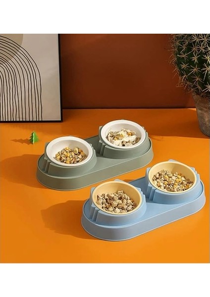 Buğz Mikopet Çift Bölmeli Mama ve Su Kabı fırsatları