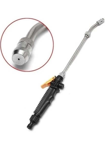 Buğz Water Jet Yüksek Basınçlı Su Püskürtme Oto Yıkama Aparatı Bahçe Sulama Aracı 50 cm