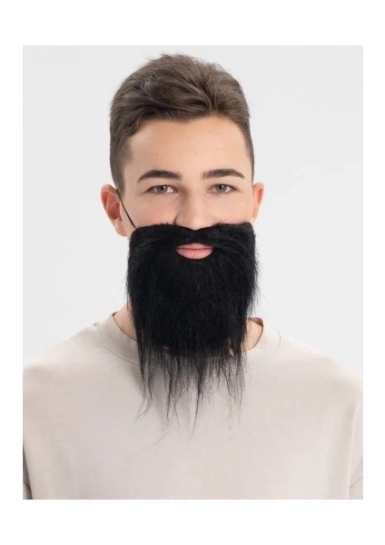 Buğz Siyah Renk Takma Sakal
