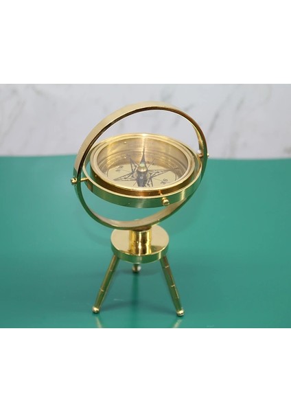 Buğz Pirinç Masa Üstü Pusula 15745