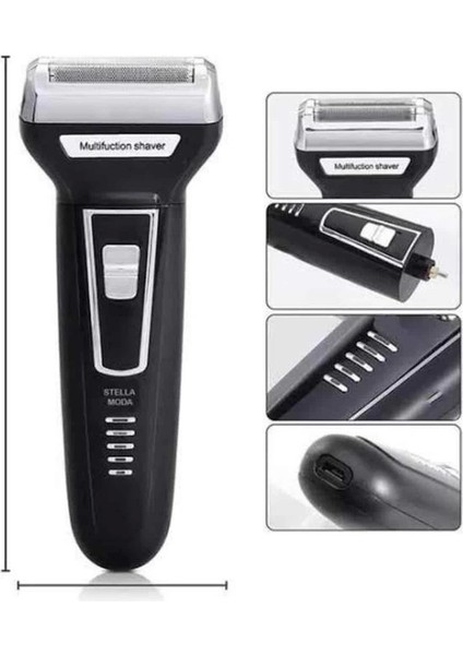 Buğz 3'lü Set Saç Sakal Kesme Traş Makinesi Burun Kılı Alma Tıraş Makinesi modelleri