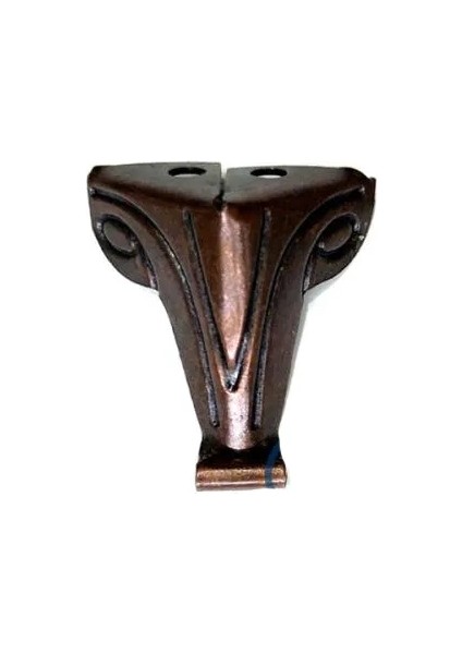 Buğz Moda Sac Ahşap, Sunta Sandık Ayağı, Kutu Ayak 2,5 cm - Eskitme