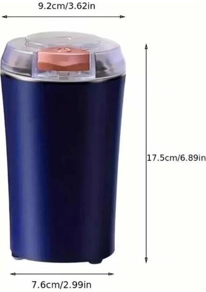 Buğz Kahve ve Baharat Öğütücü Kolay Temizlenebilir Paslanmaz Çelik Taşınabilir fırsatları