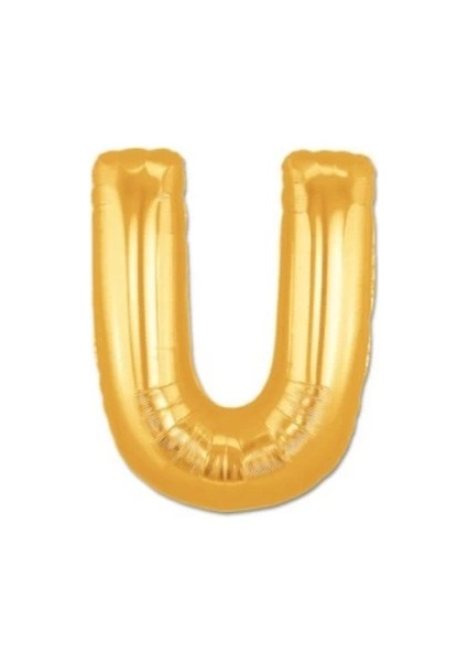 Buğz Altın Sarısı Folyo Harf Balon 1 Metre