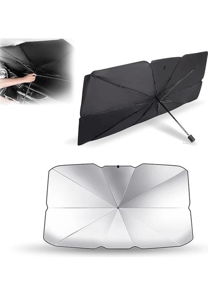 Buğz Bmw X1, Mercedes Gla, Audi Q3, Vw T-Roc, Toyota Rav4 Uyumlu Oto Şemsiye