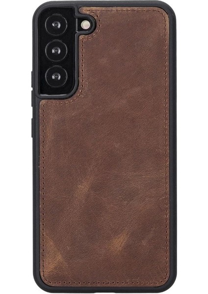 Buğz Samsung Galaxy S22 Plus Uyumlu Deri Cüzdanlı Kılıf Mwwn G2 Kahve fiyatları