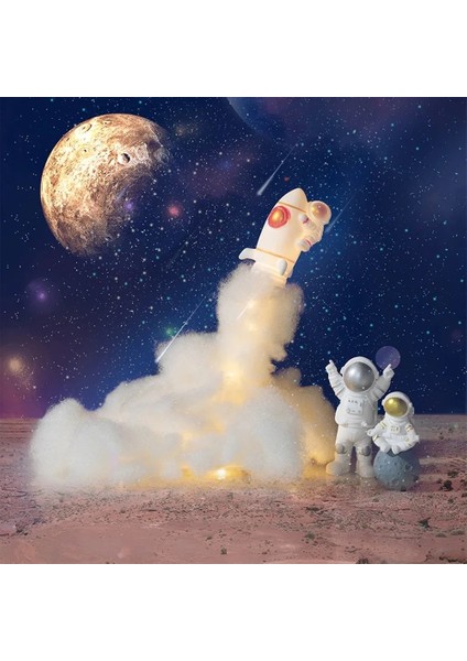 Buğz Uçan Astronot Tasarımlı Gece Lambası