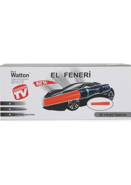 Buğz Q5 LED Güçlü Pilli El Feneri WT-267 indirimleri