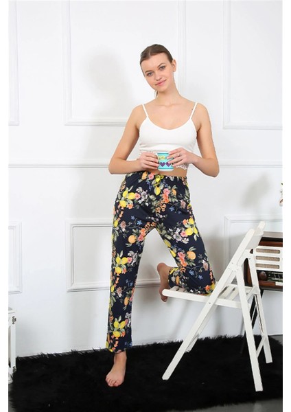 Kadın Pamuklu Alt Pijama Lacivert fiyatları