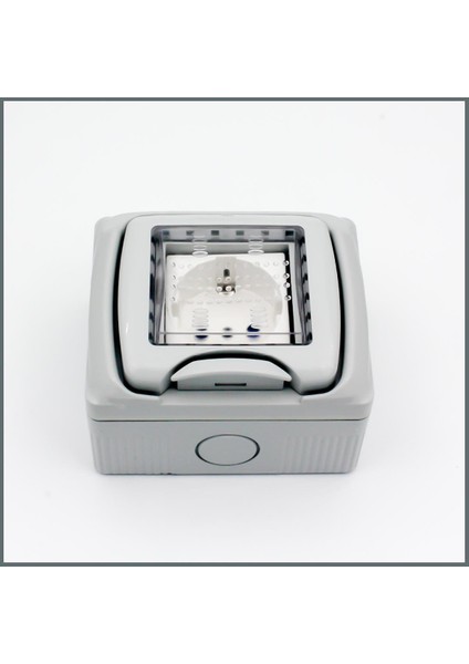 IP55 Su Geçirmez Sıva Üstü Dış ortam topraklı Priz