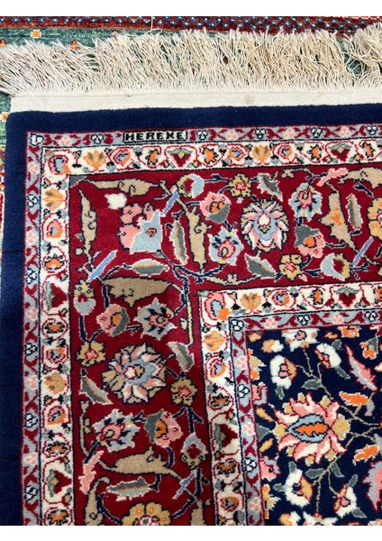 El Dokuma Sümerbank Hereke Halısı Imzalı Yedi Dağın Çiçeği Birinci Sınıf Kalite Ebat 253X151 modelleri