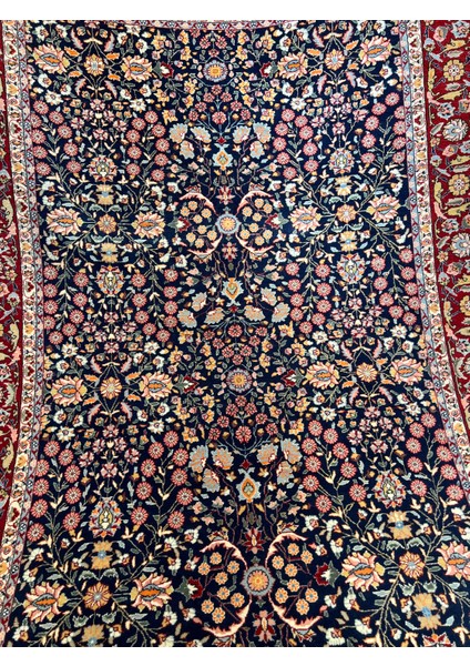 El Dokuma Sümerbank Hereke Halısı Imzalı Yedi Dağın Çiçeği Birinci Sınıf Kalite Ebat 253X151 fırsatları