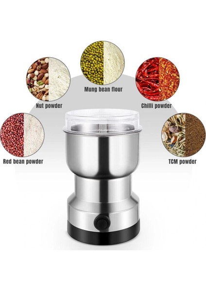 Elektrikli Paslanmaz Çelik Kahve Baharat Pirinç Öğütücü 4 Bıçak 95848 fiyatları
