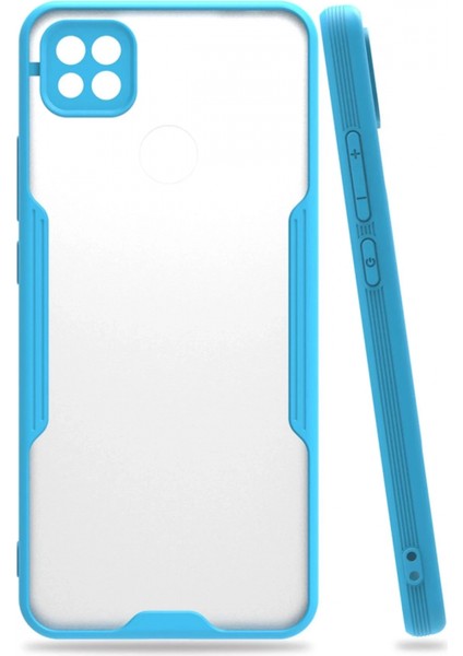 Xiaomi Redmi 9c Kılıf Platin Silikon - Mavi