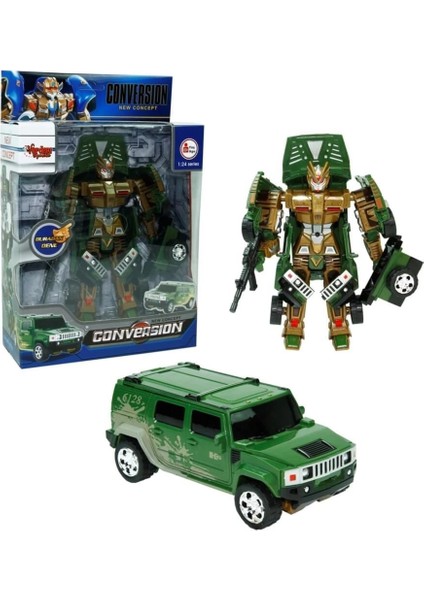 HW-899-1-2-5 Kut. Dönüşebilen Robot Jeep 1:24 -Vrd fiyatları