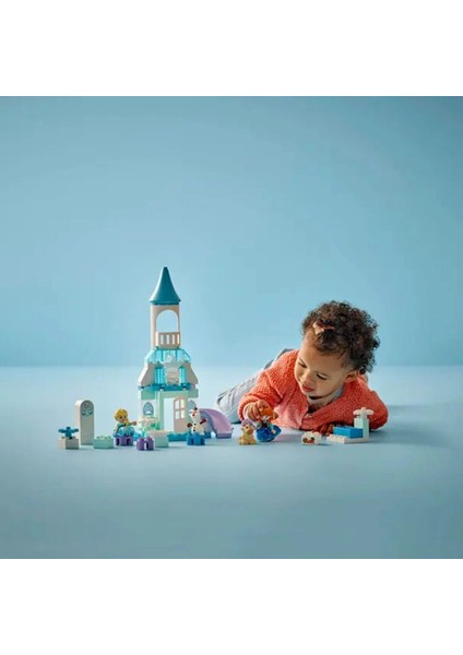 10455 LEGO Duplo Anna ve Elsa'nın Karlar Ülkesi Şato Partisi 54 Parça +2 Yaş fırsatları
