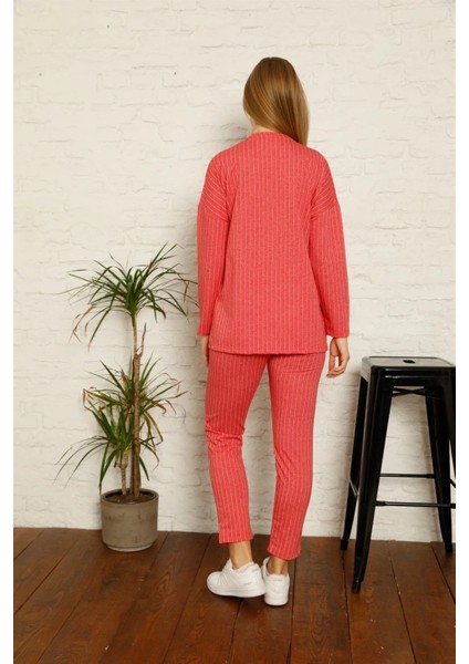 Kadın Pamuk Eşofman Takım Kırmızı modelleri