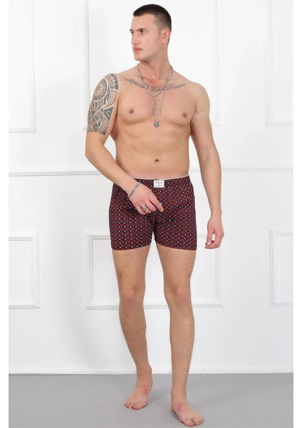 Erkek Penye Boxer Kiremit