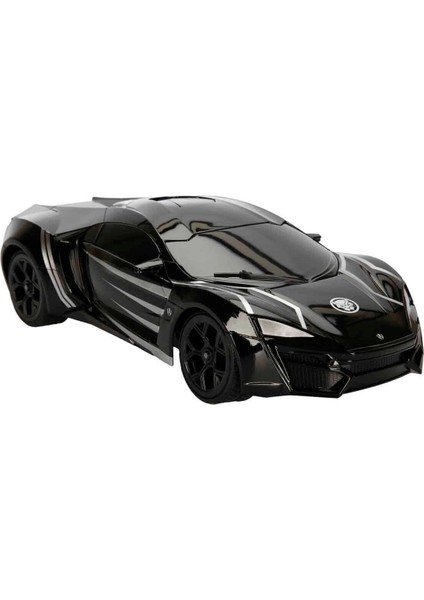 7037 Kumandalı 1:16 Avengers Black Panther Lykan Hypersport Araba modelleri