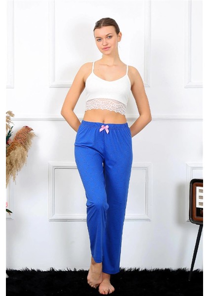 Kadın Pamuklu Alt Pijama Saks