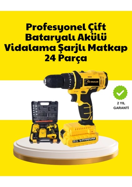 Çift Bataryalı 12V Akülü Matkap | 10 mm Metal, 20 mm Ahşap Delme Kapasitesi