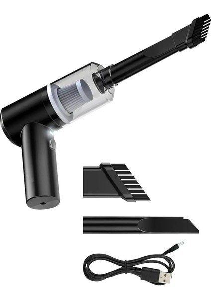 Yeni Nesil Şarjlı Kablosuz Vakumlu El Araba Süpürgesi Araç Ev Ofis Süpürgesi 3 In 1 modelleri