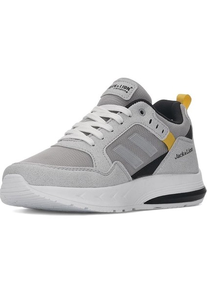 Pedro Triko Detaylı Rahat Gri Erkek Sneaker